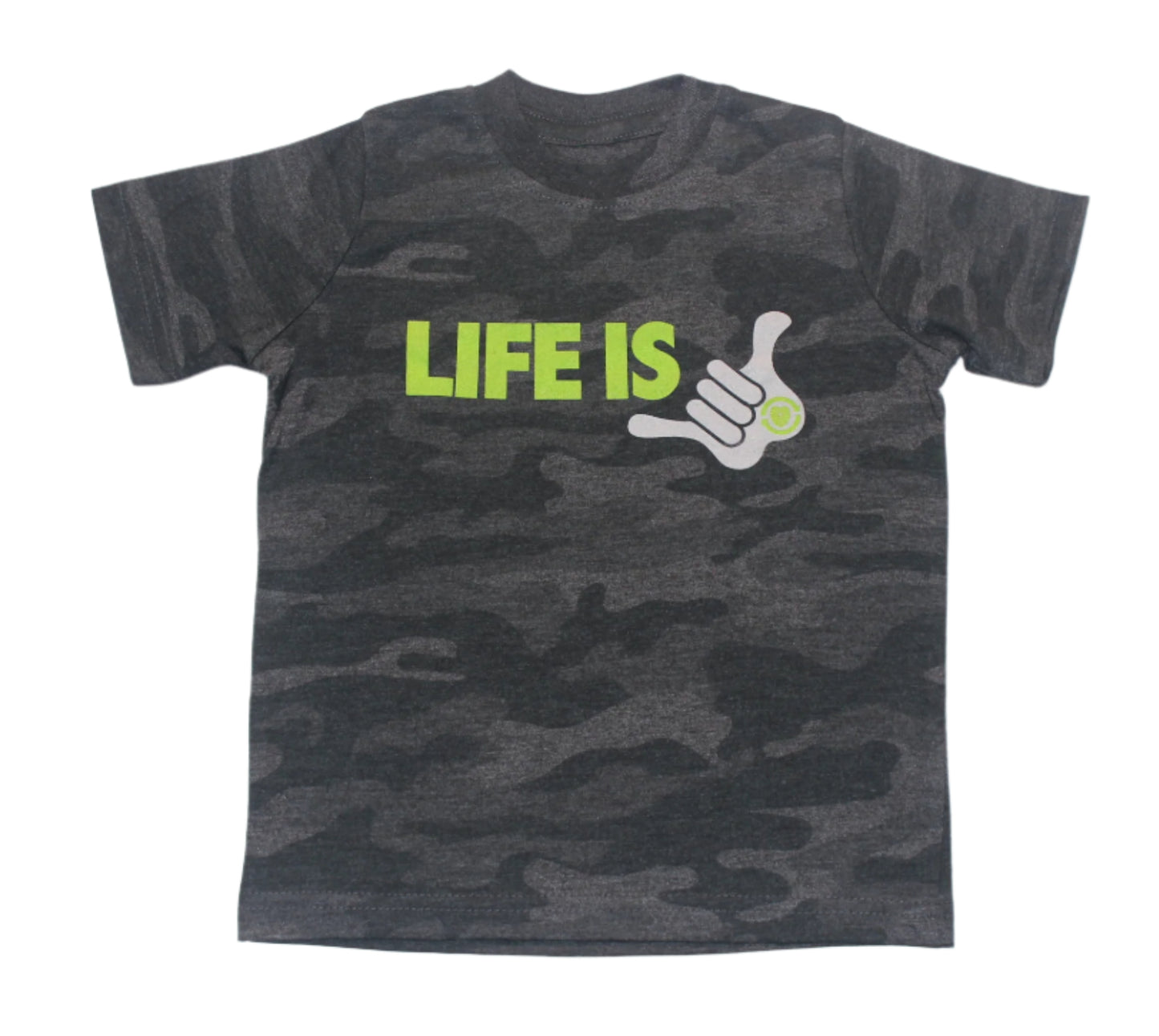 AG LIFE IS SHAKA CAMO TODDLER TEE