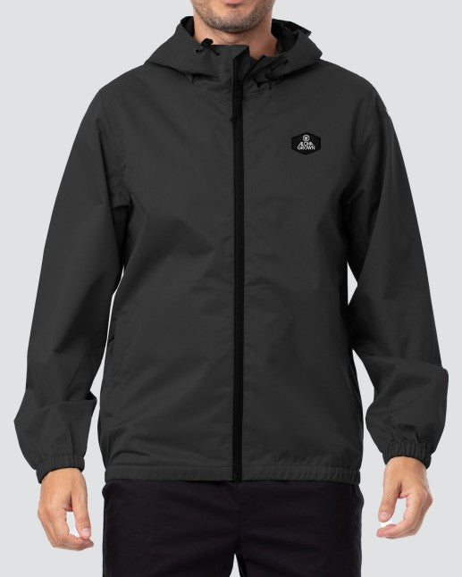AG RAIN JACKETS BLK LRG