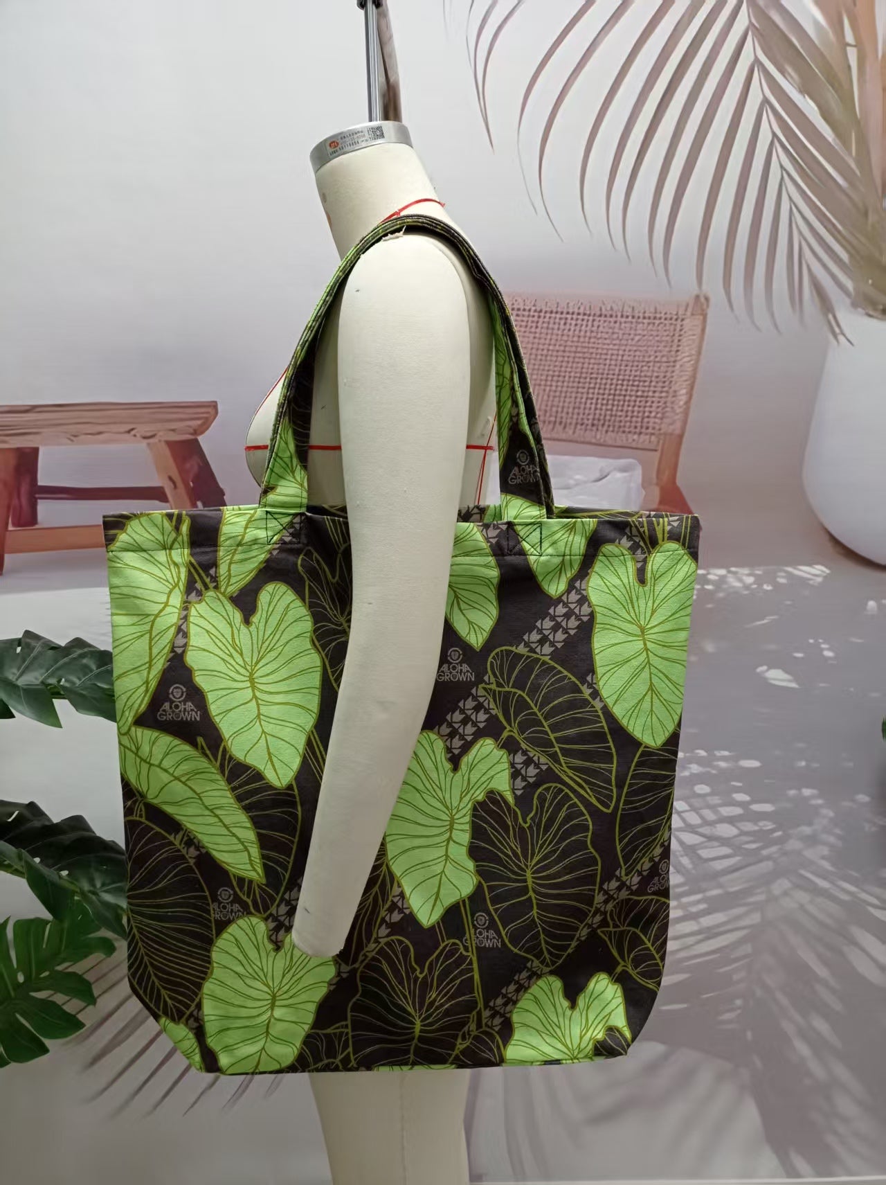 AG GRN KALO TOTE